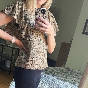 Leopard print top